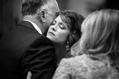 Emotional Wedding PJ Moment With Bride And Parents