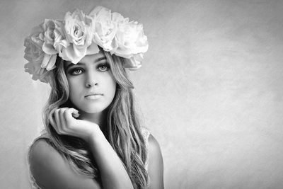 Perfect Floral Headpiece Suits Bohemian Bride In Miami