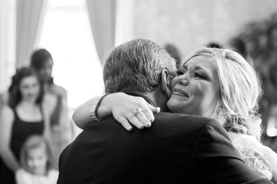 Houston Wedding Photography Bride Embraces Dad