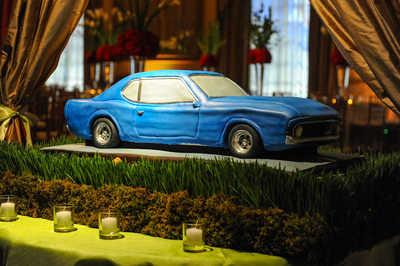 1969 Dodge Barracuda Wedding Cake In Dallas
