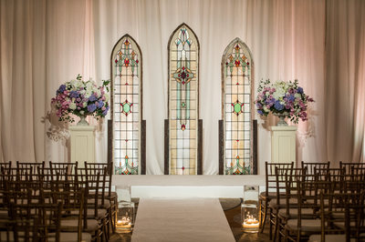 Wedding Stained Glass Decor From Old Church 