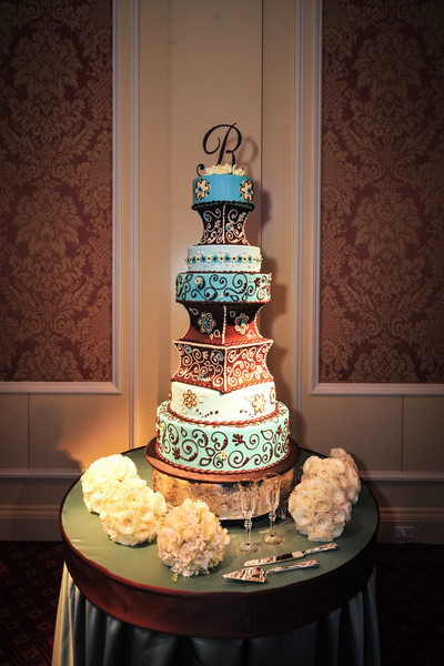 Luxury Wedding Cake At Ritz-Carlton Dallas