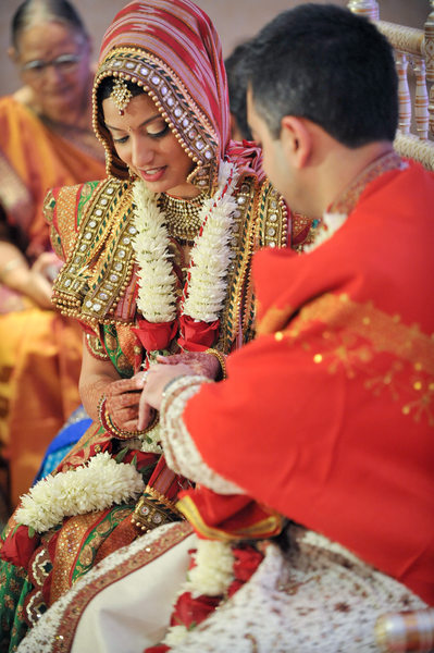 Indian Wedding In Houston Ceremony Ring Exchange