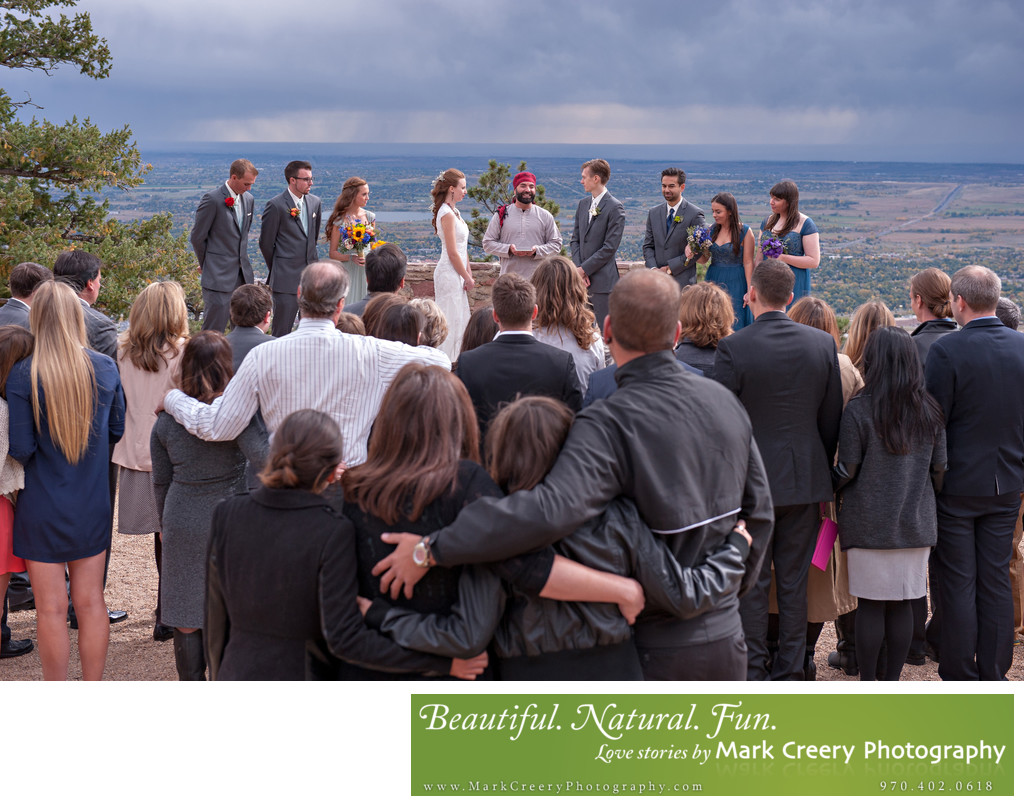 Sunrise Amphitheater wedding photography in Boulder