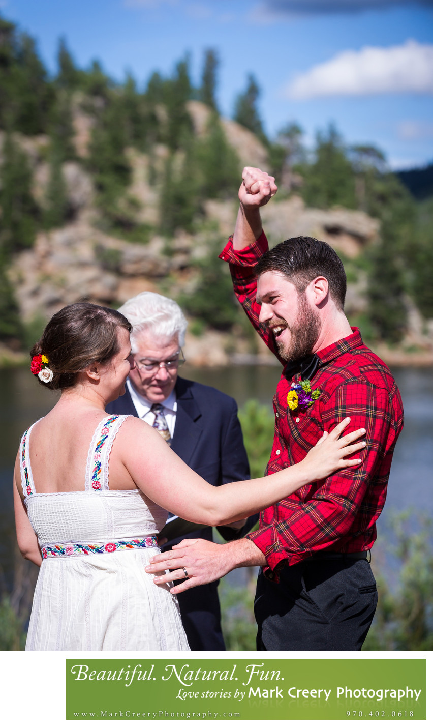 Rocky Mountain wedding photographer in Colorado