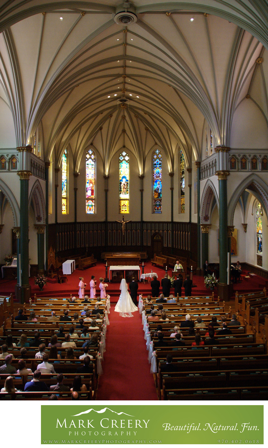 Denver church wedding photography