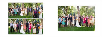Family portraits in Fort Collins wedding