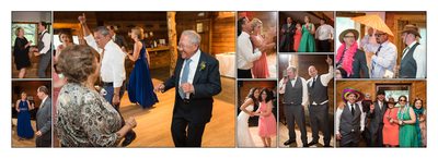 Fun dancing & photobooth pics at Wild Basin Lodge wedding