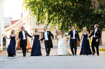 Bröllopsfotografering på Marstrand