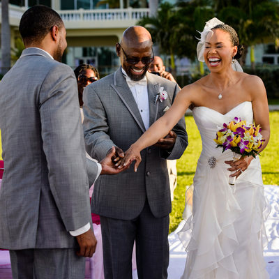 wedding in jamaica at rose hall hilton