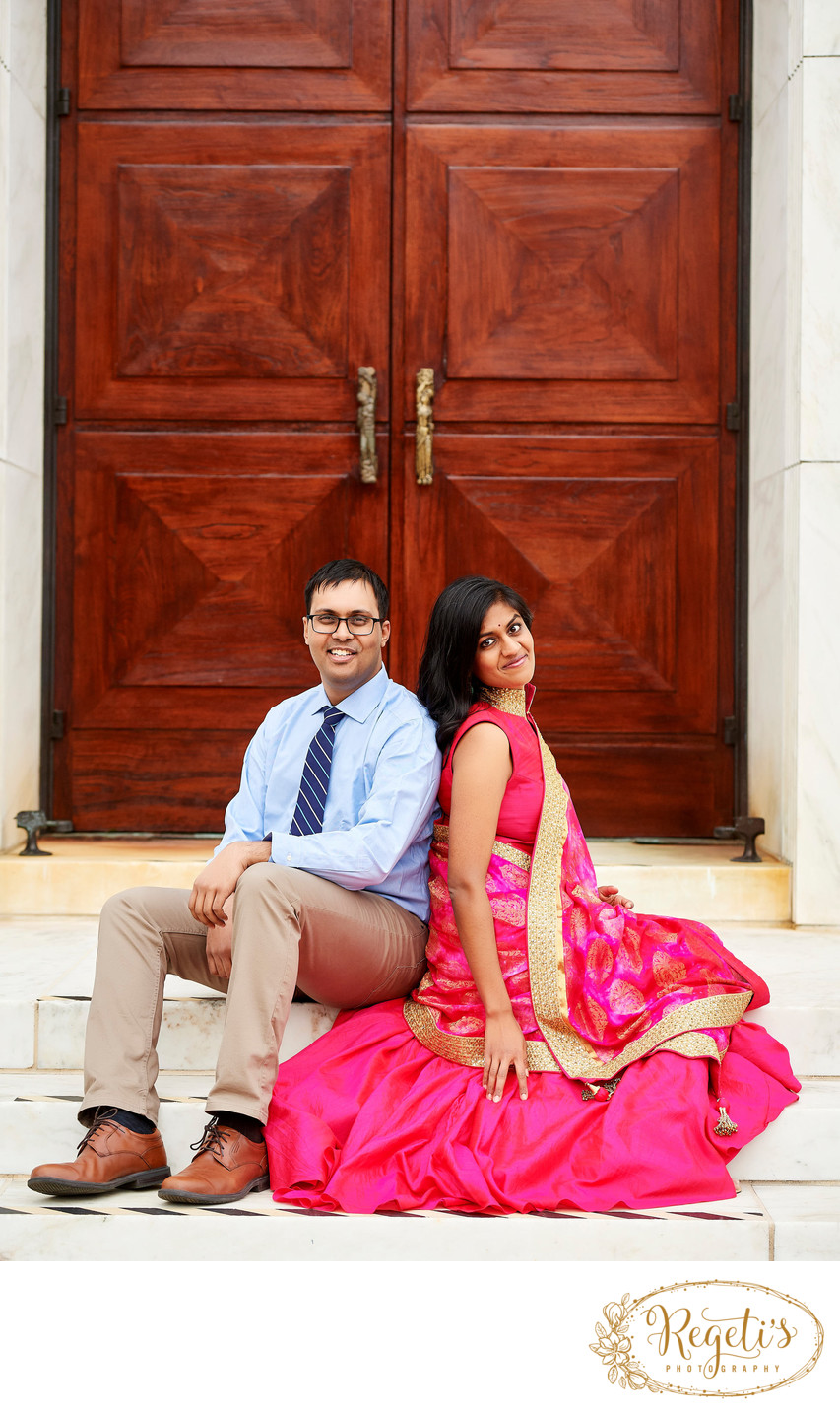Engagement Photo by South Asian Wedding Photographer DC