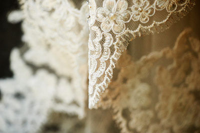 Lace Detailing of Wedding Dress