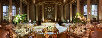Panoramic view of a  Indian Wedding Reception