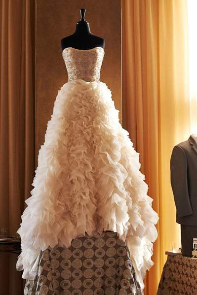 Wedding Dress with Ruffles