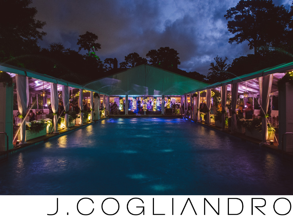 Colorful Wedding Reception at The Bayou Club in Houston