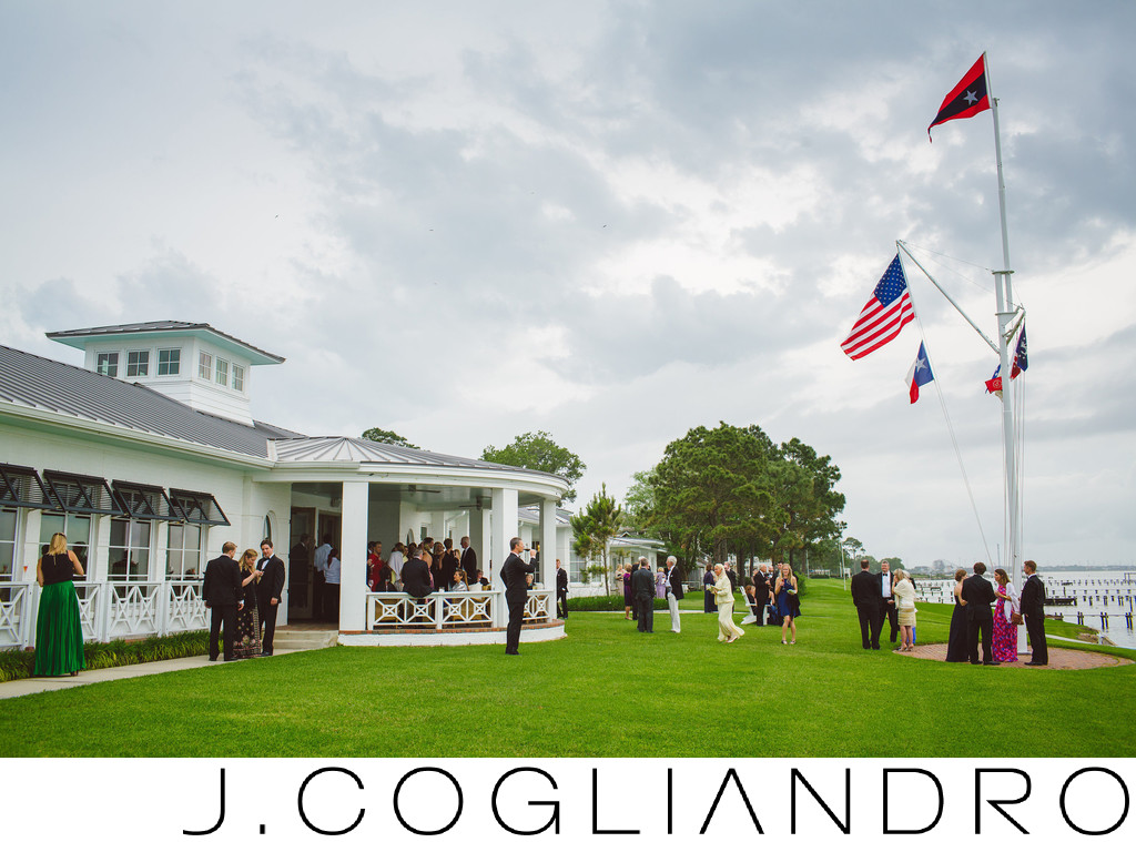 Reception on the Banks at Texas Corinthian Yacht Club