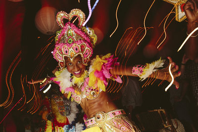 Dancer at the Welcome Party Weddings at The Bahamas