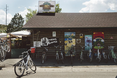 Bike Ride to Woody Creek Tavern