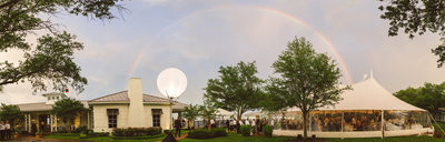 Reception Rainbow at Texas Corinthian Yacht Club