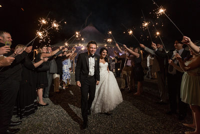 Sparkler Send Off Photography at Geer Tree Farm
