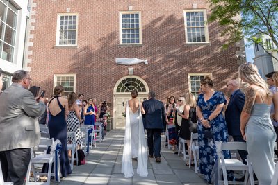 Walking down the aisle - New Bedford