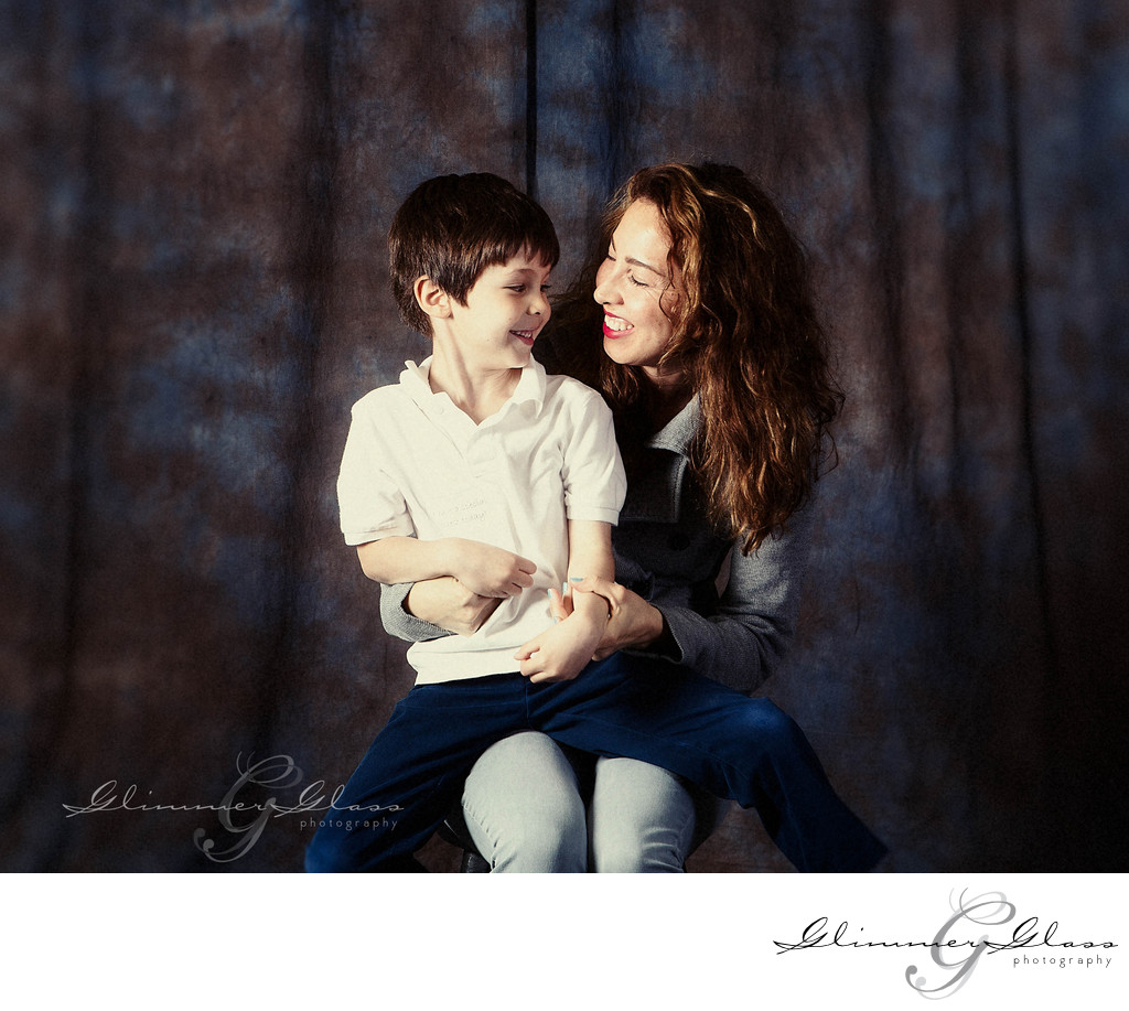 Mother and Son Photograph