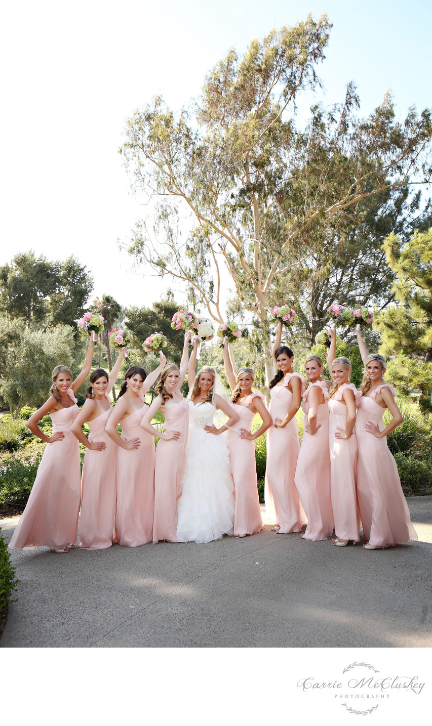 Best Photographer Bridesmaids at Rancho Bernardo Inn 