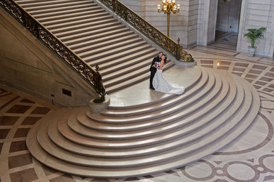 grand staircase photo from above