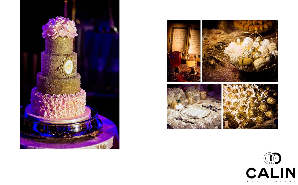 Wedding Cake and Sweets Table