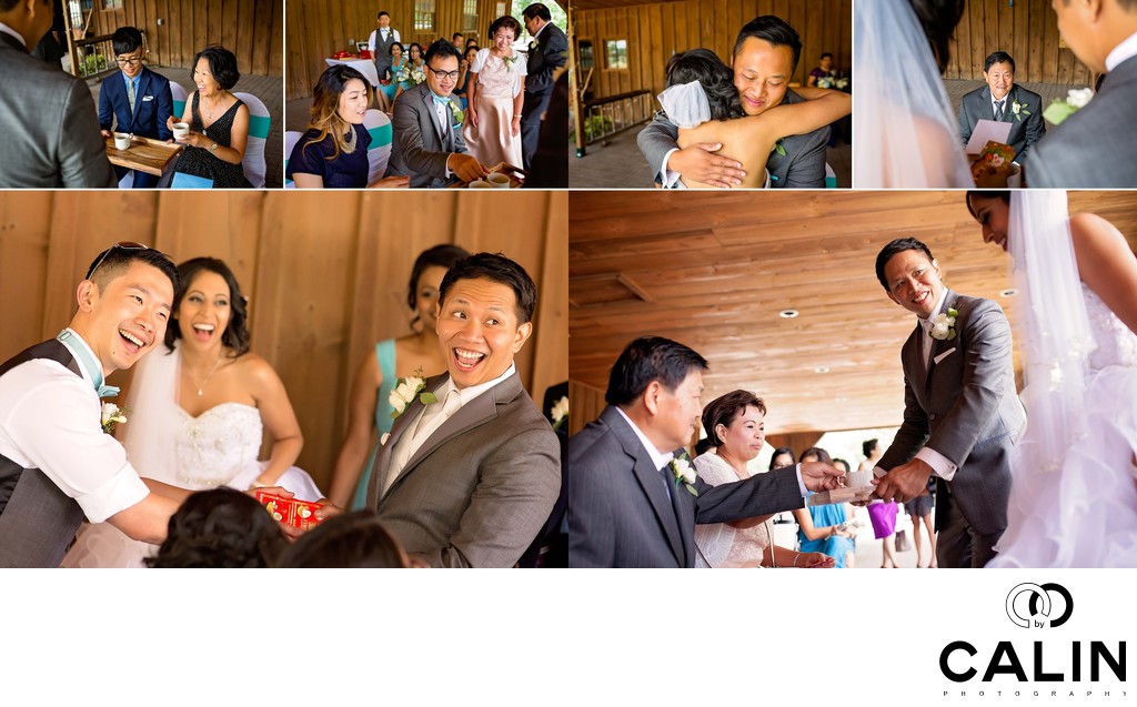 Tea Ceremony at Country Heritage Park Wedding