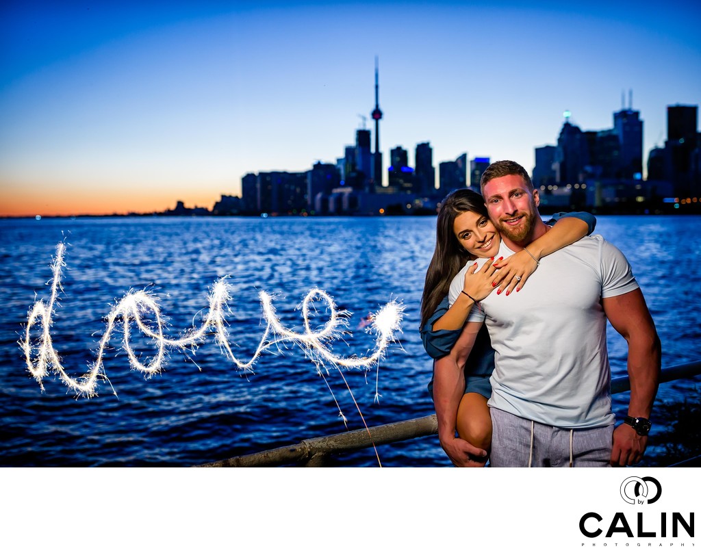 Engagement Photo at Polson Pier