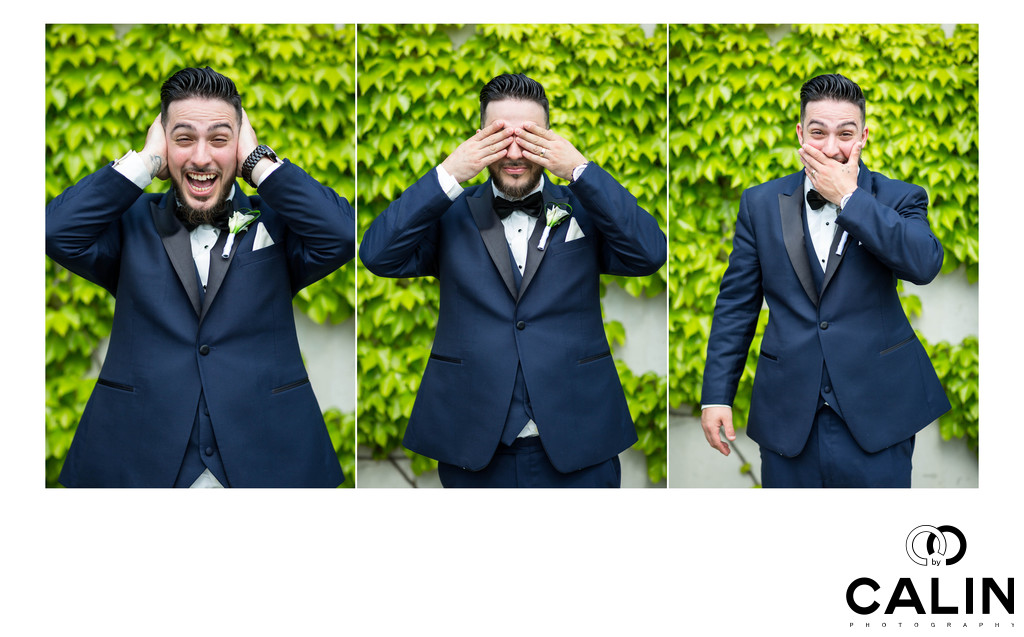 Funny Portraits of the Groom