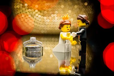 Evergreen Brick Works Wedding Rings