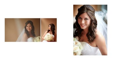 Sequence of Bridal Portraits at Berkeley Church Wedding