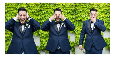 Funny Portraits of the Groom