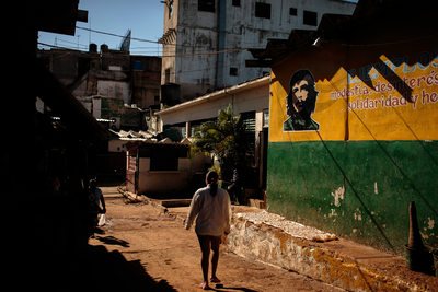Che Guevara on the City Walls of Havana