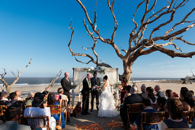 jekyll island beach wedding