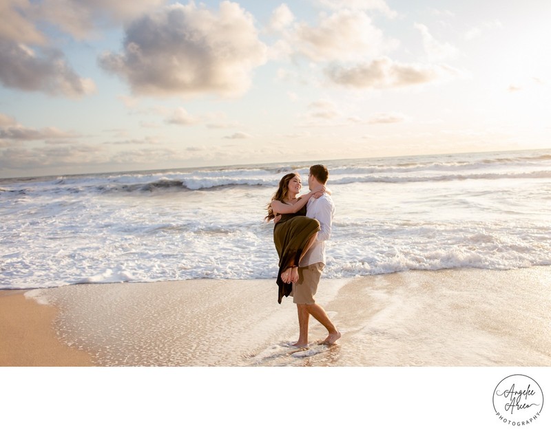 half moon bay engagement photos half moon bay engagement photos