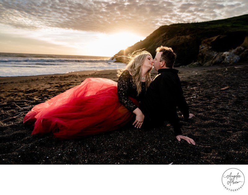 Marin Beach engagement Marin Beach engagement