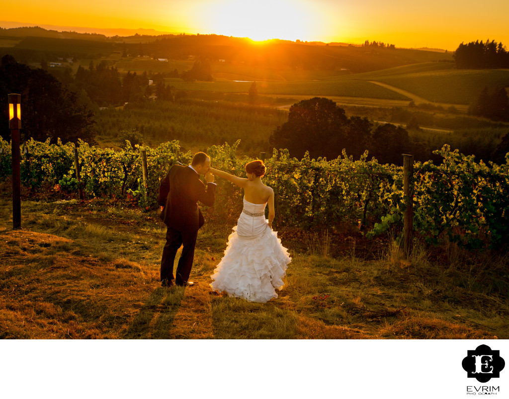 Willamette Valley Vineyards Wedding Photography