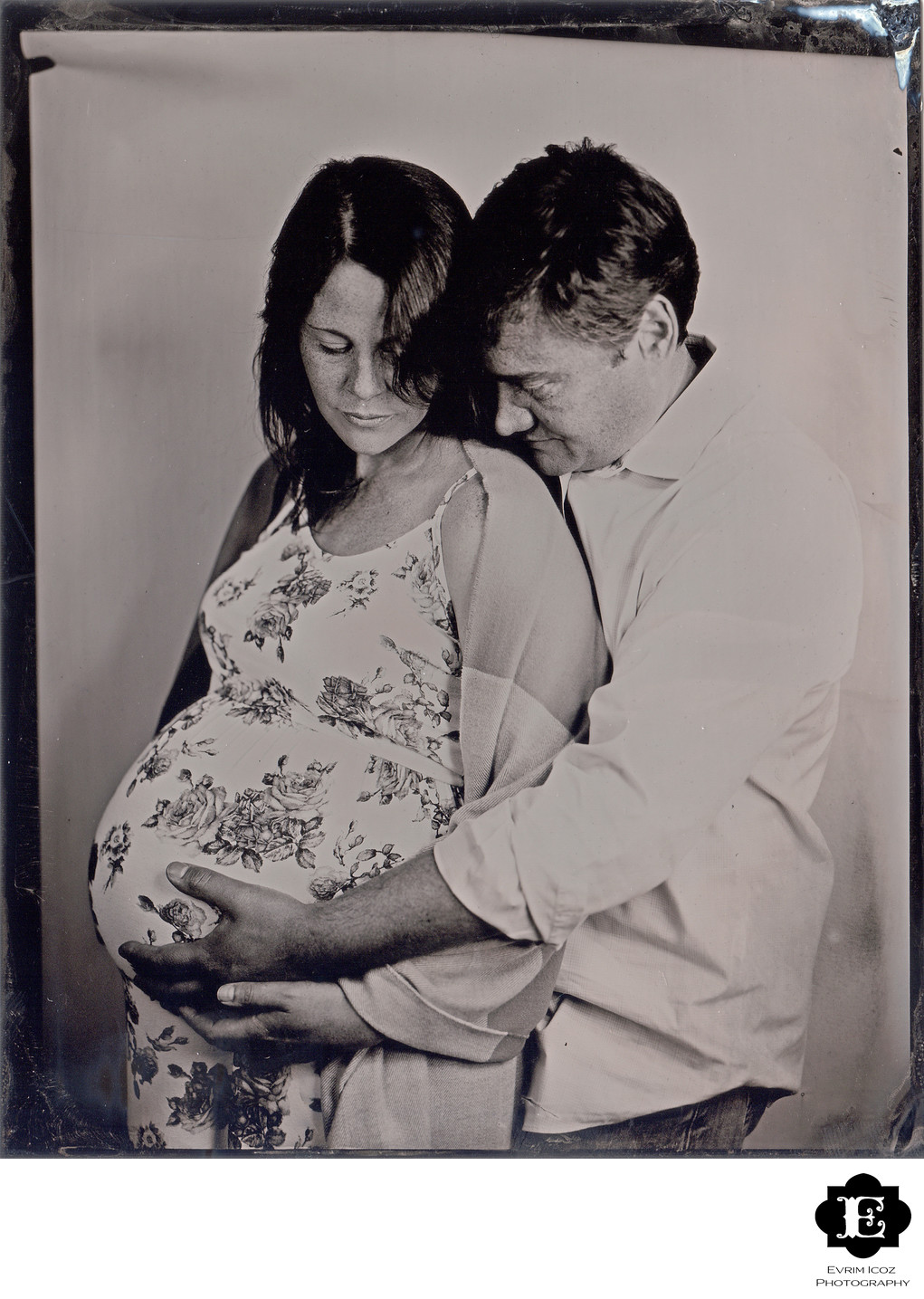 Tintype Maternity Portrait