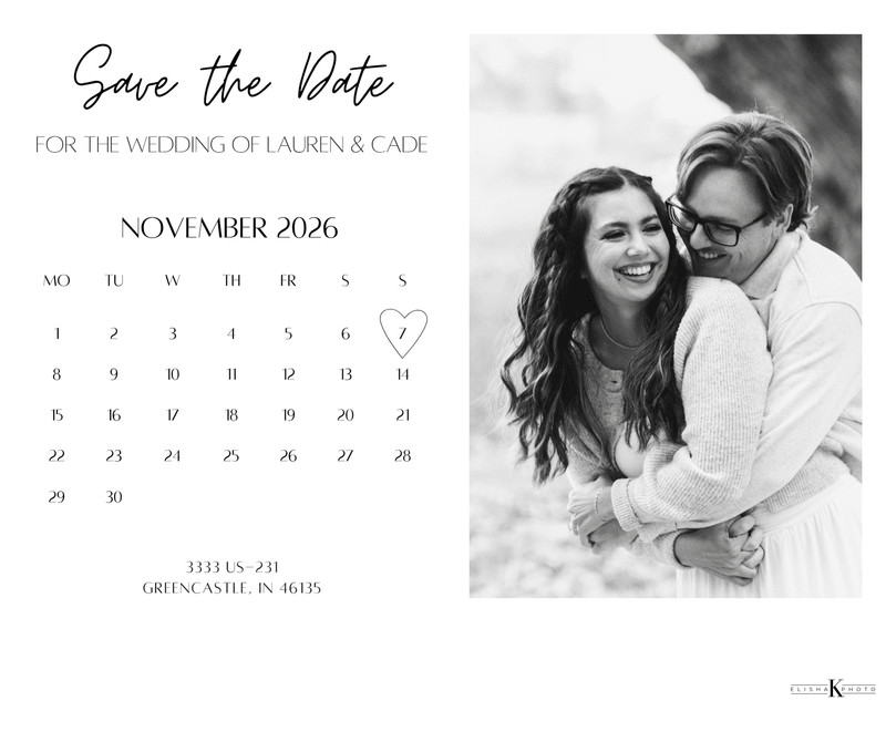 Timeless Save the Dates Timeless Save the Dates