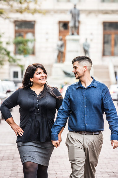 Downtown Indianapolis Engagement Session