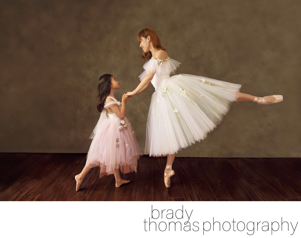 Mother and Daughter Fine Art Ballet Portrait