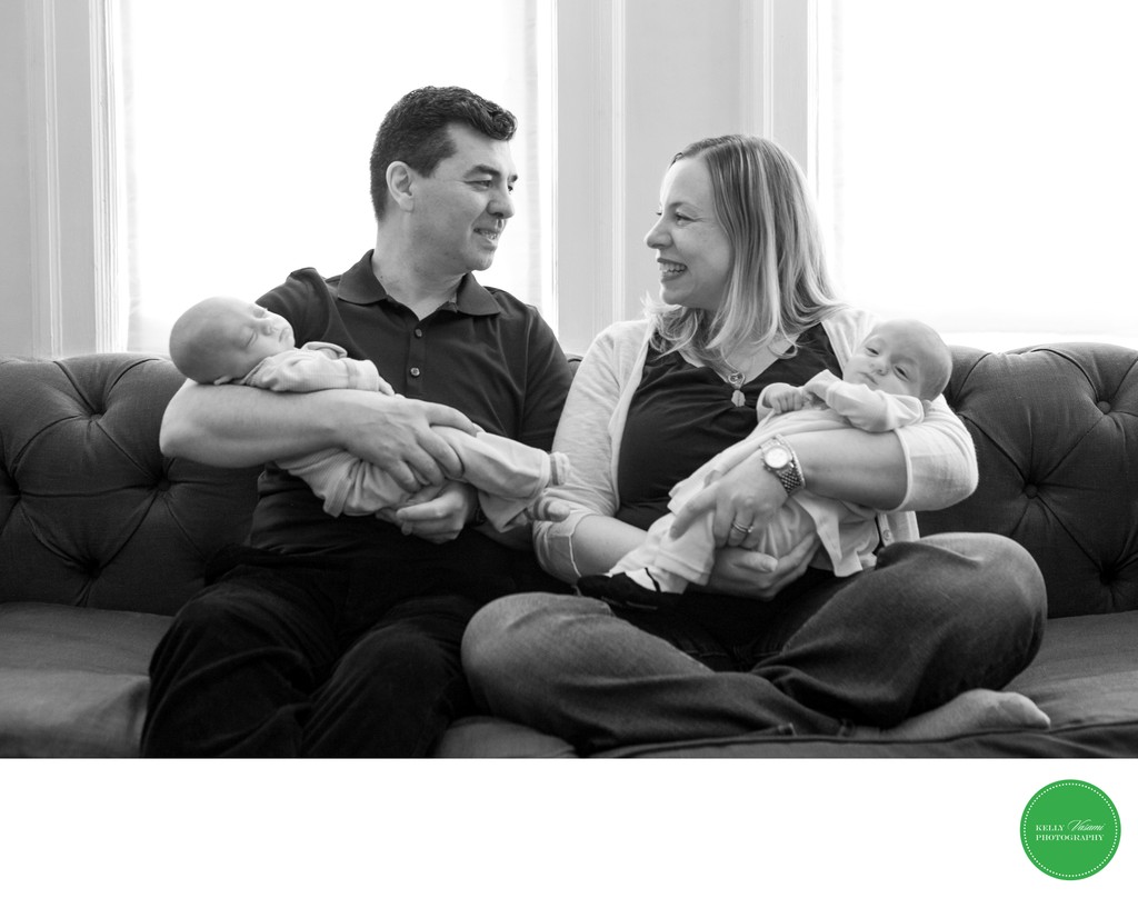 Family Photographer Twin Baby Westchester 
