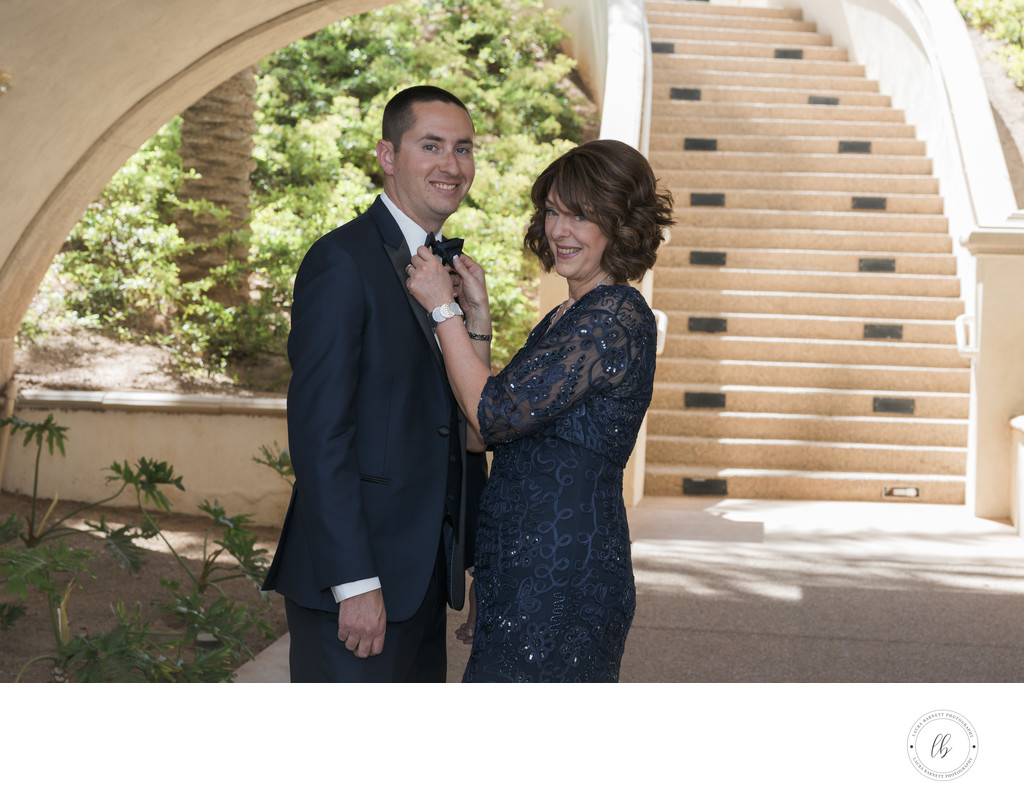Las Vegas Wedding Photographer-groom and mother