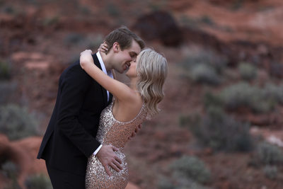 The kiss at Valley of Fire