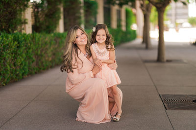 Las Vegas Family Photographer - Smiths center pink dress