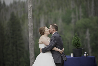Weddings- Bride and Groom Kiss