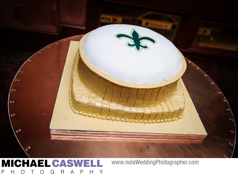 Louisiana Superdome Groom's Cake